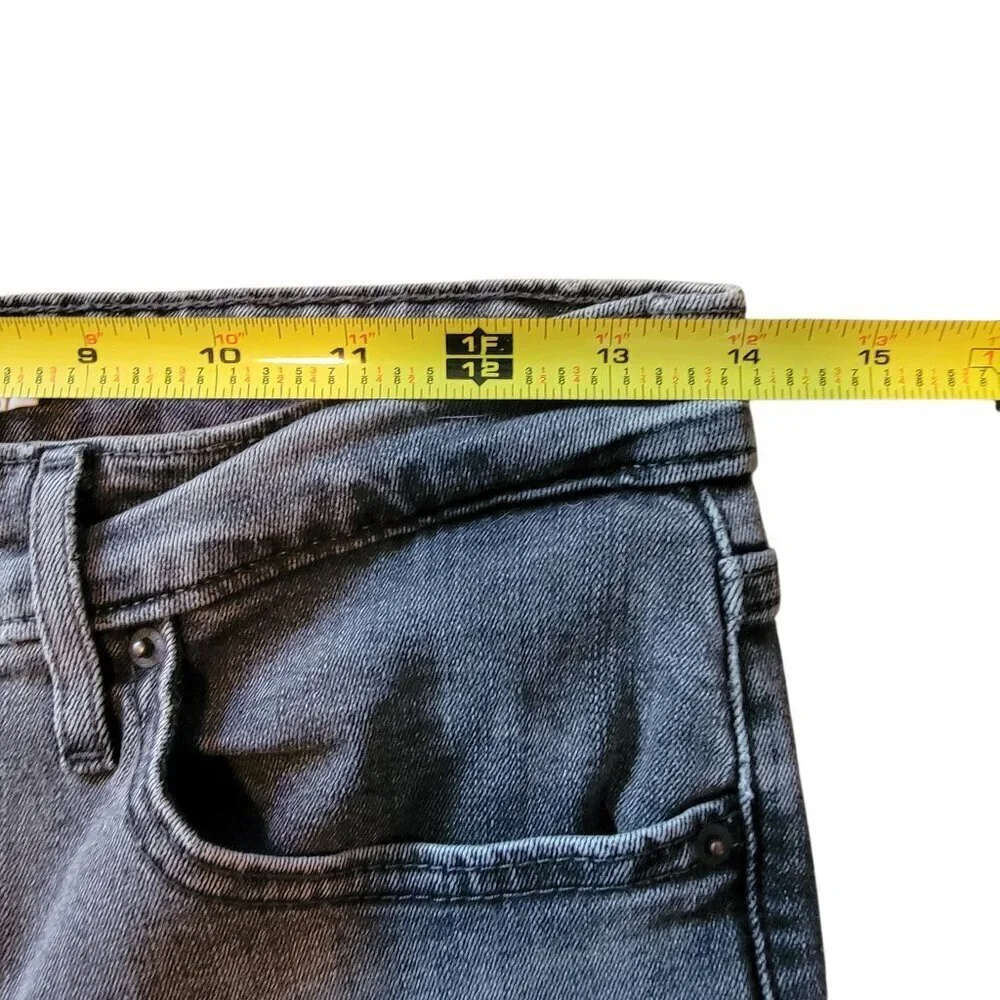 Levi's High Rise Skinny Denim Dark Gray Wash Jeans Women's 28